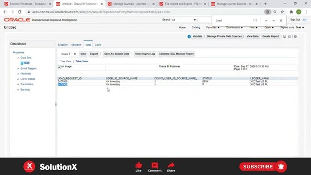 Journal Import Techno Functional - Oracle Fusion (Part 3) | Oracle Tutorial | SolutionX смотреть онлайн