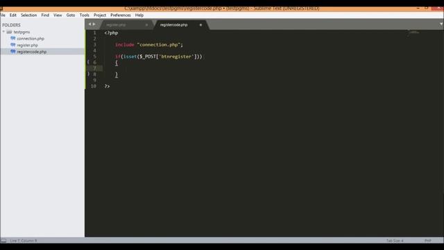 Register Form Using PHP & MySQL смотреть онлайн