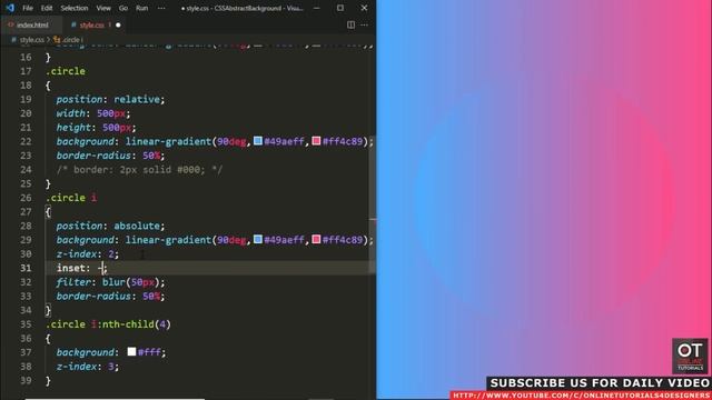 How to make Abstract Background Using Html & CSS Only | CSS Background смотреть онлайн