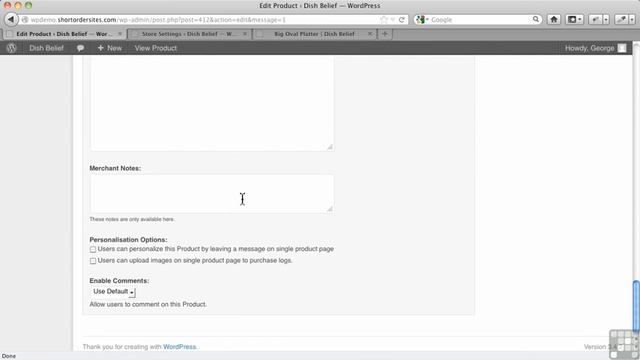 WordPress for E-Commerce - 68/132 - Advanced Product Entry Part 2 смотреть онлайн