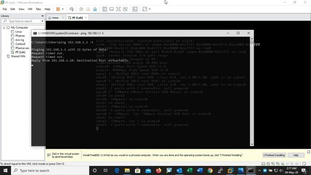 Installation PFsense on Vmware смотреть онлайн