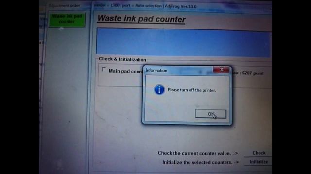 Cara Reset Printer Epson L360 - Fix Communication Error Code 20000107