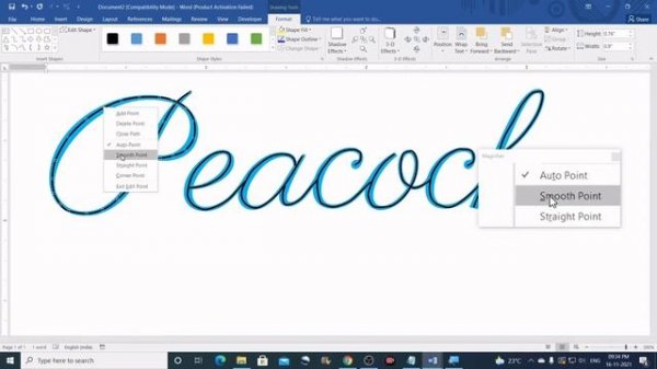 How to Trace Font and Create Dotted Letters in MS Word - Microsoft Word Tutorial