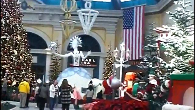 Las Vegas Christmas 2017: Bellagio Conservatory Display смотреть онлайн