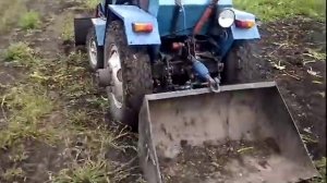 Обзор самодельного ковша для минитрактора.