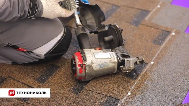 Нейлер против молотка — скоростной монтаж гибкой черепицы