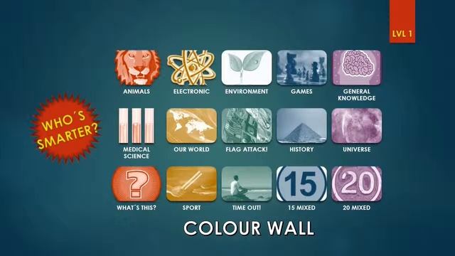 WHO´S SMARTER?- Colour Wall LVL1 смотреть онлайн