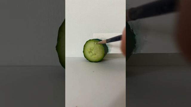 Огурец | Рисунок Акварелью | Искусство смотреть онлайн