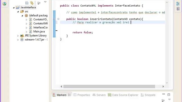 Exemplo de Interface em Java смотреть онлайн