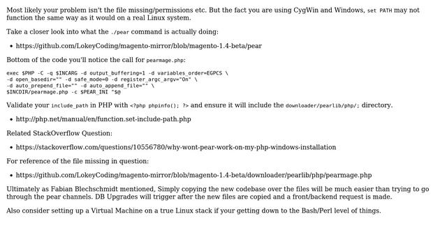 Magento: Magento upgrade gives pearmage.php not found? (3 Solutions!!) смотреть онлайн