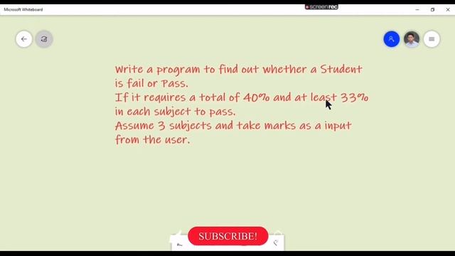 Write a java program whether a student is fail or pass смотреть онлайн