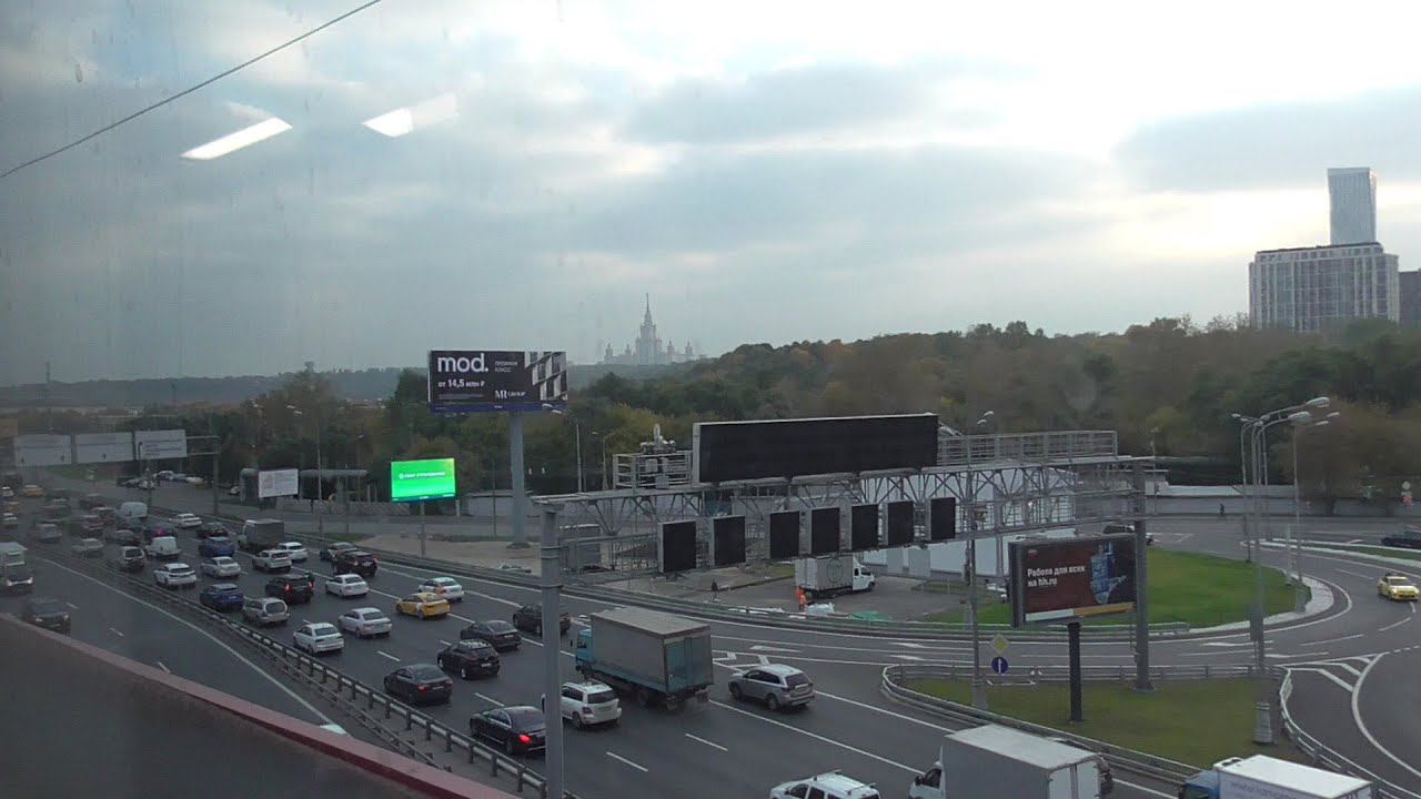 МЦК Полный круг, из окна ЭС2Г.Внешняя сторона смотреть онлайн