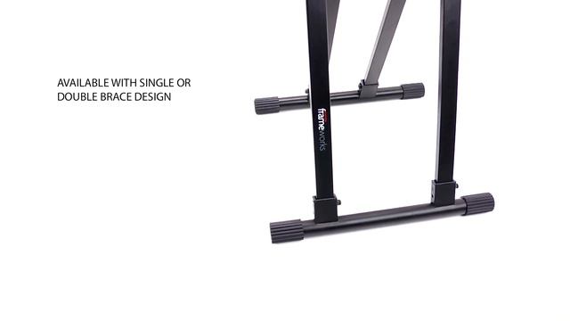 Gator Frameworks - X Style Keyboard Stands (GFW-KEY-1000X & 2000X) смотреть онлайн