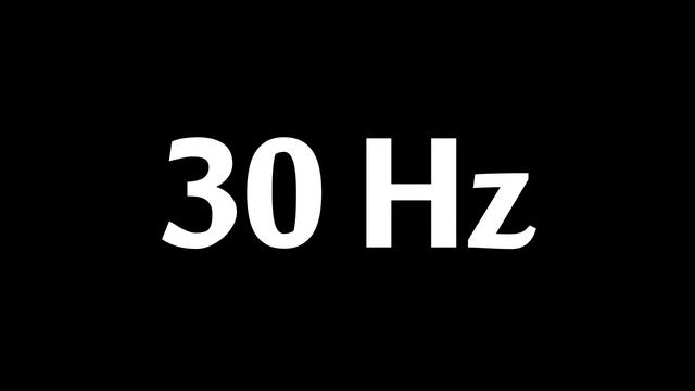 30 Hz Test Tone 1 Hour смотреть онлайн