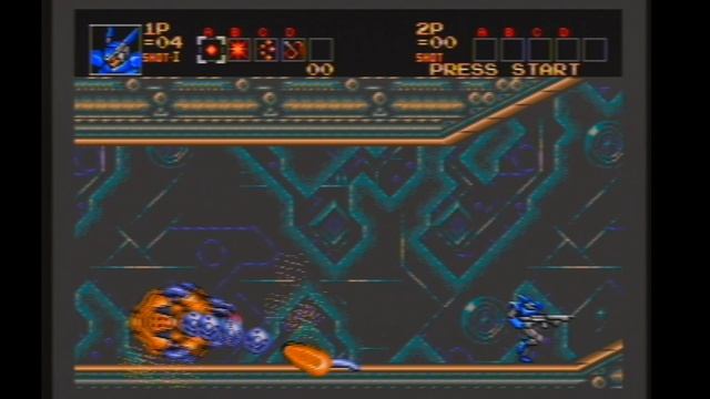 Probotector Megadrive 1cc Playthrough. CX-1 ending 3. Contra Hard corps. Genesis. Ray смотреть онлайн