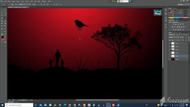 Easy Landscape Design In Photoshop cs6 | SM Tech 651 смотреть онлайн
