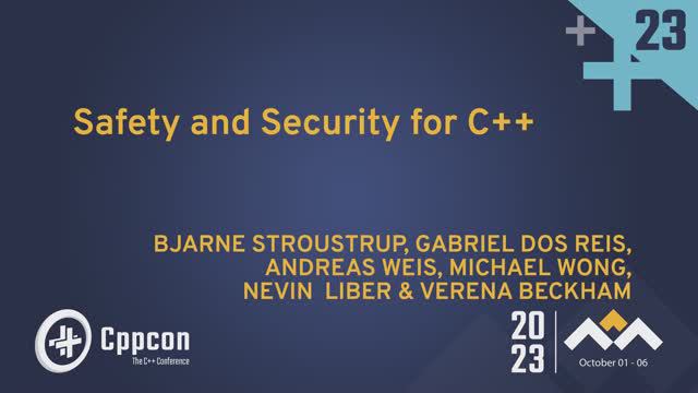 Safety and Security for C++: Panel Discussion - Hosted by Michael Wong - CppCon 2023 смотреть онлайн