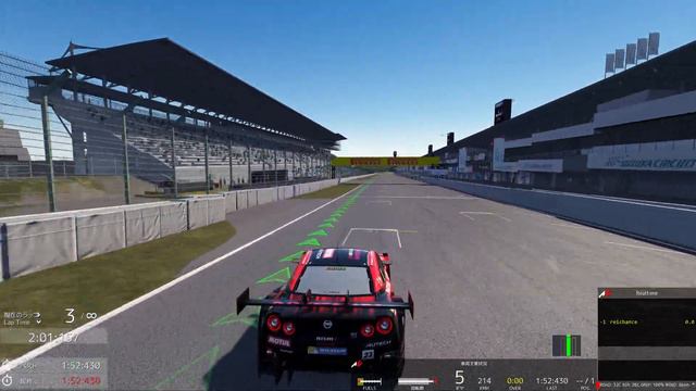 【AssettoCorsa】Suzuka(assetto corsa competizione convert)【SUPERGT NISSAN GT-R2016】 смотреть онлайн