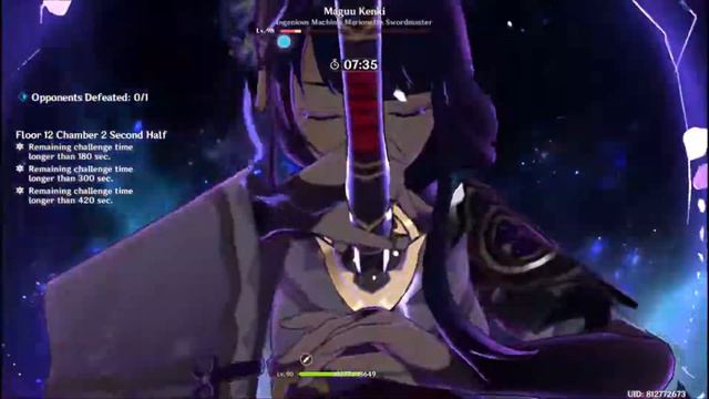 Sucrose Taser & Raiden National (ft. Mona) Spiral Abyss 2.7 Floor 12 | Genshin Impact смотреть онлайн
