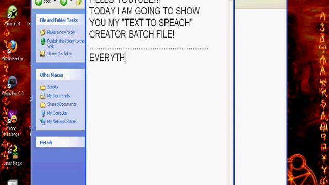 Batch File Text To Speach Generator смотреть онлайн
