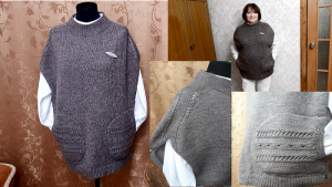 Жилет блузон с погонами. Заключительная часть