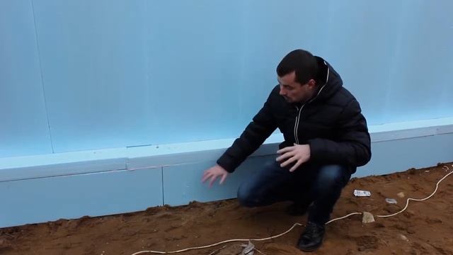 Утепление подвала и перекрытие плитами - Строительство дома под ключ. Выпуск 6 смотреть онлайн