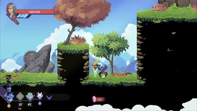 Astral Ascent - очень приятный упрощённый экшен-рогалик смотреть онлайн