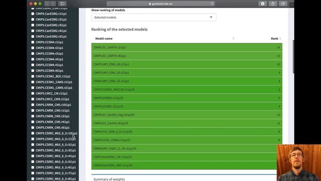 GCMeval - an interactive tool for global climate model ensemble evaluation and selection смотреть онлайн