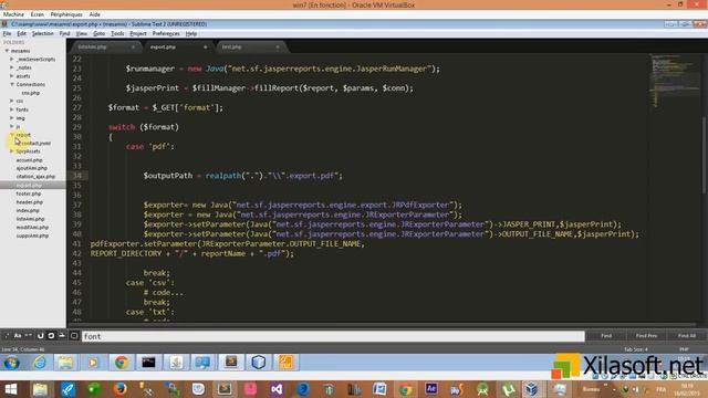 php/java bridge How to generate report in pdf,csv,txt,rtf and pptx - part 1:pdf and csv FR смотреть онлайн