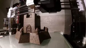 3D печать шоколадом - Большой замок из шоколада