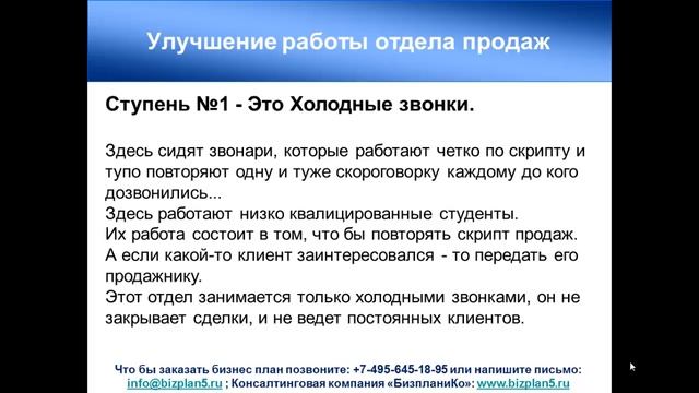 Мастер класс №15 Системный анализ Как выстроить отдел продаж смотреть онлайн