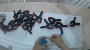 Склеиваем столешницу из искусственного камня в санузел