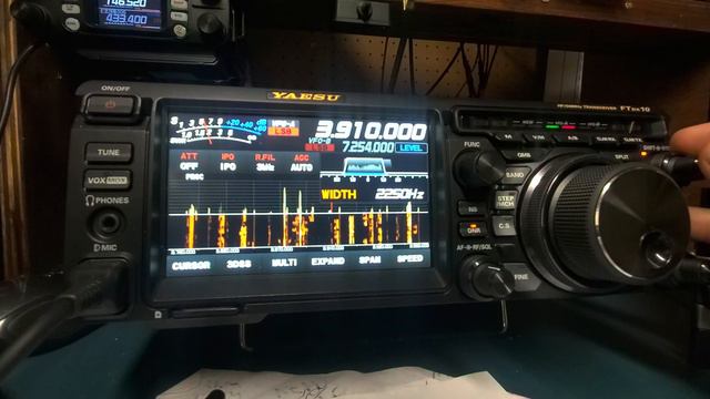 FTDX10 Using Dnr Shift Width Notch Contour Tuning Around 75 80m