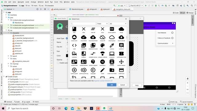 How To Create Navigation Drawer Activity | Create Navigation Drawer In Android Studio смотреть онлайн
