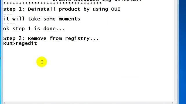 Oracle Database 10g uninstall смотреть онлайн