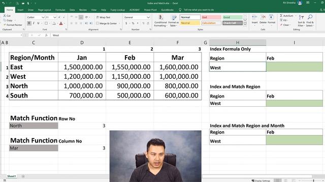 Index and Match Function in Excel - Nepali смотреть онлайн