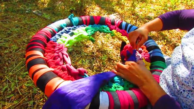 hamaca circular tejida "Santa Bicicleta" смотреть онлайн