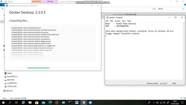 Tutorial Docker Container linux on windows 10 pro смотреть онлайн
