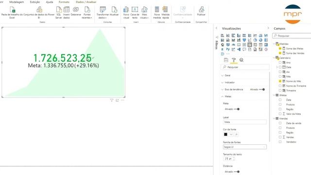 Como Criar KPI no Power BI смотреть онлайн