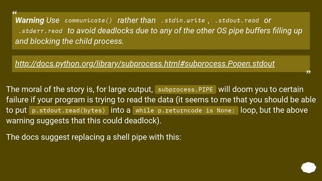 Python's Popen cleanup смотреть онлайн