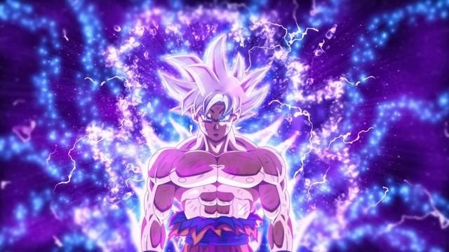 SON GOKU ULTRA INSTINCT POWER LIGHTS BACKGROUND  [1 Hour] #Goku #DragonBallSuper #GokuWallpaper