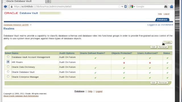 Oracle Database Vault смотреть онлайн