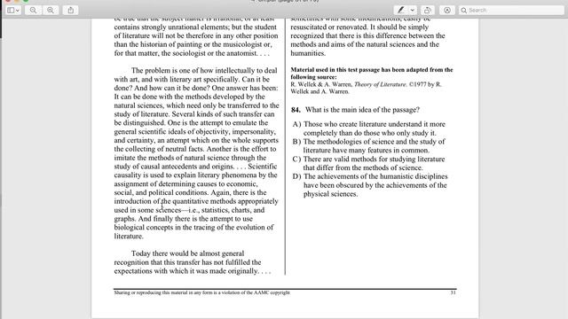 CurveSetter MCAT Prep CARS Passage Analysis (Literary Philosophy) смотреть онлайн