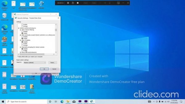 network error occurred