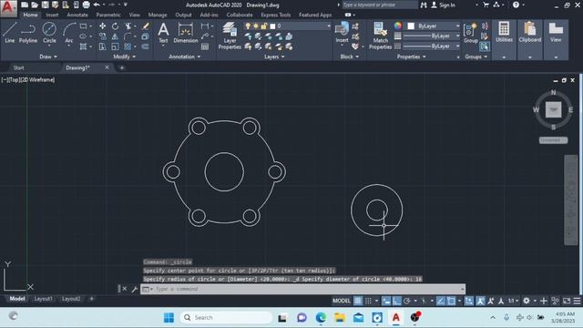 autocad tutorial in hindi, 2d drawing, practice exercises смотреть онлайн