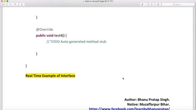Interface In Java Lecture-1 смотреть онлайн