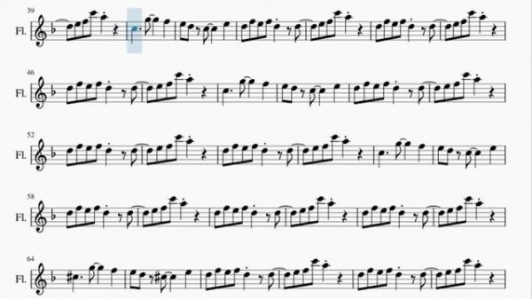 Flute Sheet Music: How to play ASGORE (Undertale) by Toby Fox