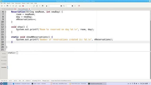 Chapter 9: Static Variables and Methods смотреть онлайн