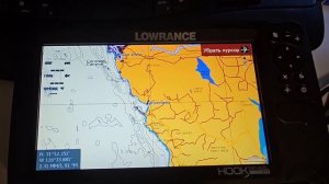 Включение и проверка Lowrance Hook reveal 9 с датчиком 3 в 1