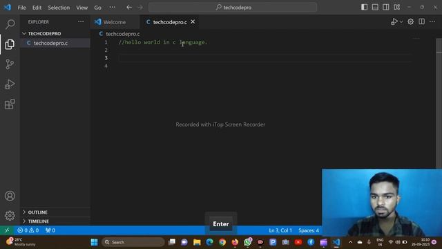 C Program to Print "Hello World" | First C Program смотреть онлайн